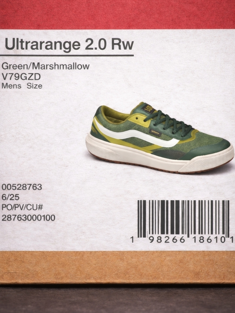 Vans Ultrarange 2.0 RW Kelp Green Marshmallow Men’s 13 Women’s 14.5 Sneakers - Picture 2 of 6